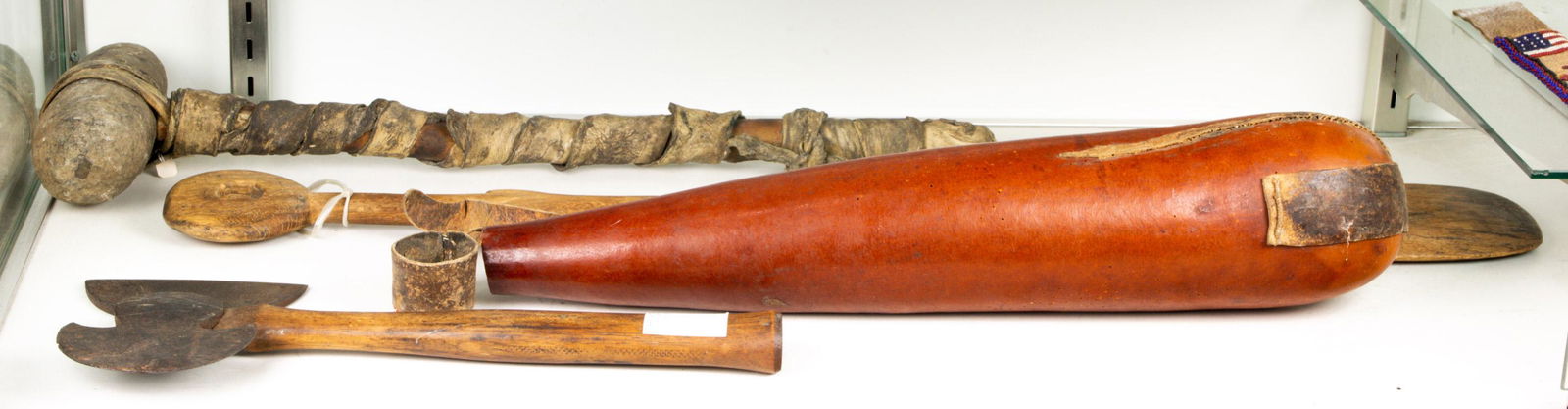 (lot of 4) A group of  mostly tribal tools including a (1 of 1)