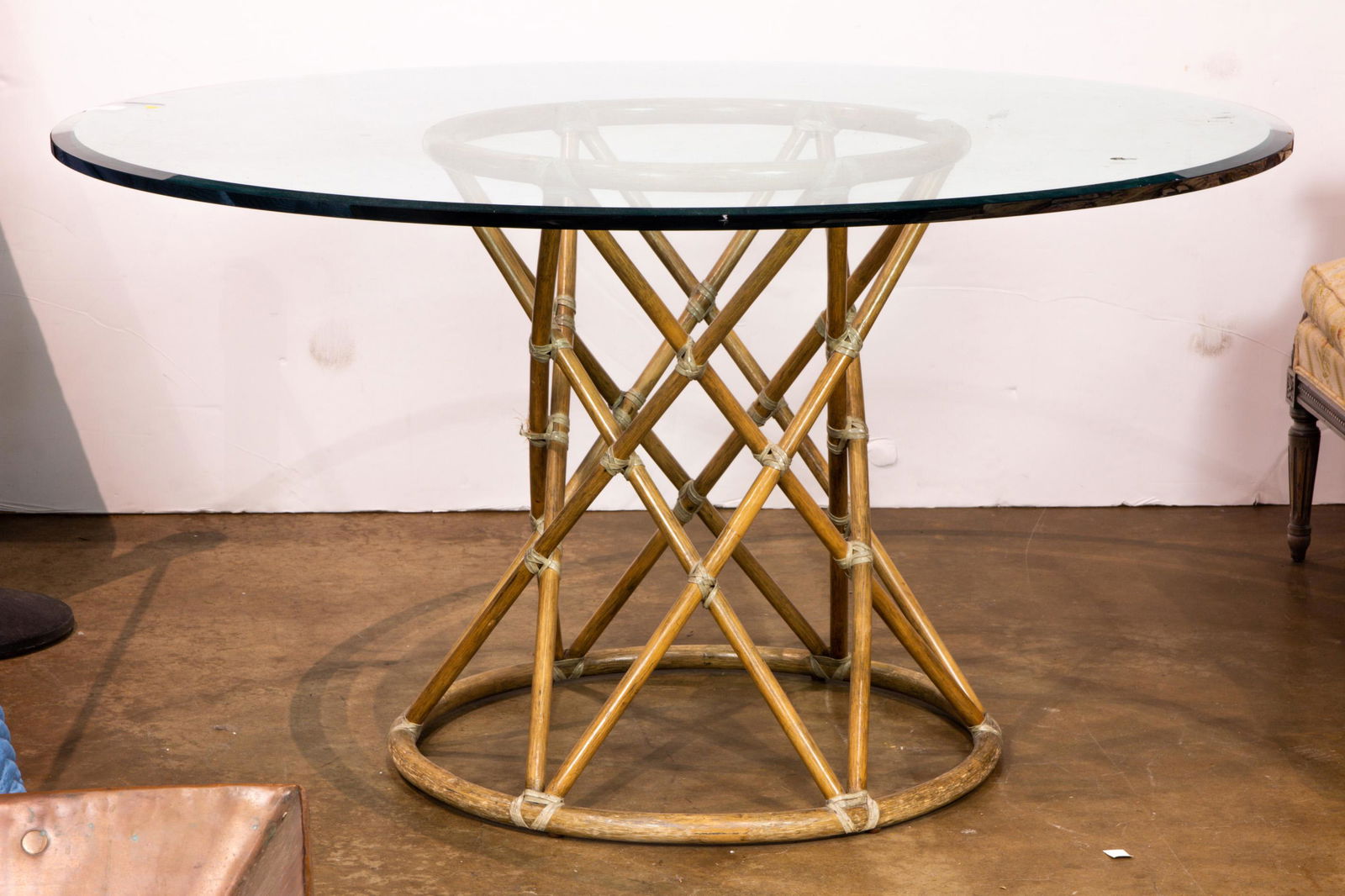 McGuire San Francisco style dining table (1 of 1)