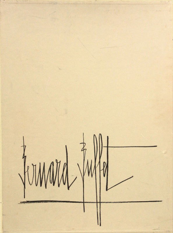 Lithographs, Bernard Buffet, Jeux de Dames: Partial portfolio containing ten monochrome lithographs and two color lithographs on vellum, ''Jeux de Dames,'' 1970, by Bernard Buffet (French, 1928-1999), from the edition of 250, each lithograph si