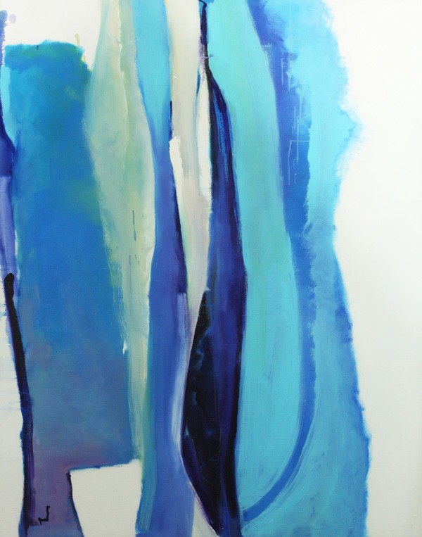 Painting, Judith Kanis, Untitled: Unframed oil on canvas, Untitled, by Judith Hines Kanis (Californian, 1939-2001), unsigned, overall: 60''h x 48''w. Note: Proceeds from the sale of this painting will benefit the Siskiyou Arts Council