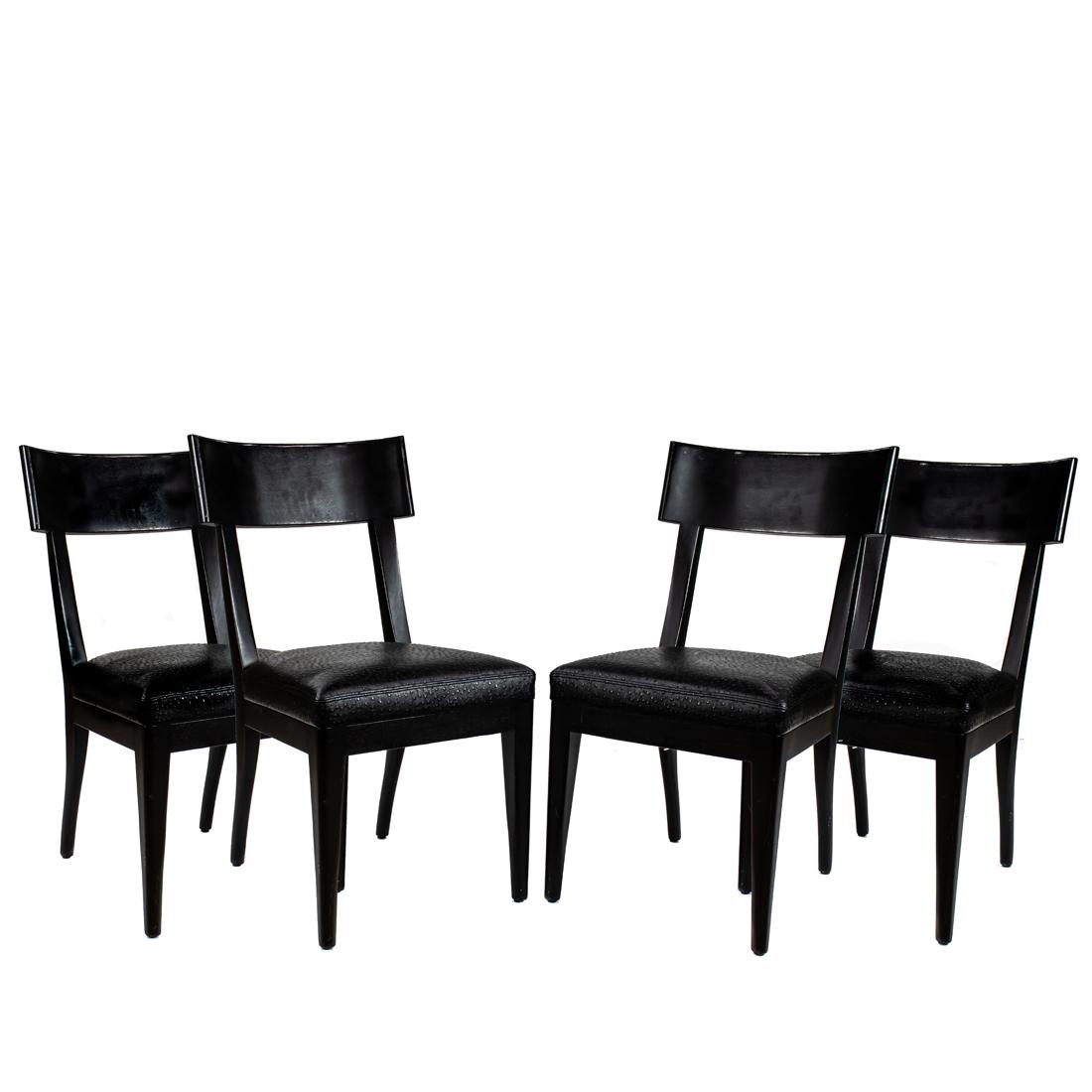 (lot of 4) Christian Liaigre at Holly Hunt side chairs (1 of 4)