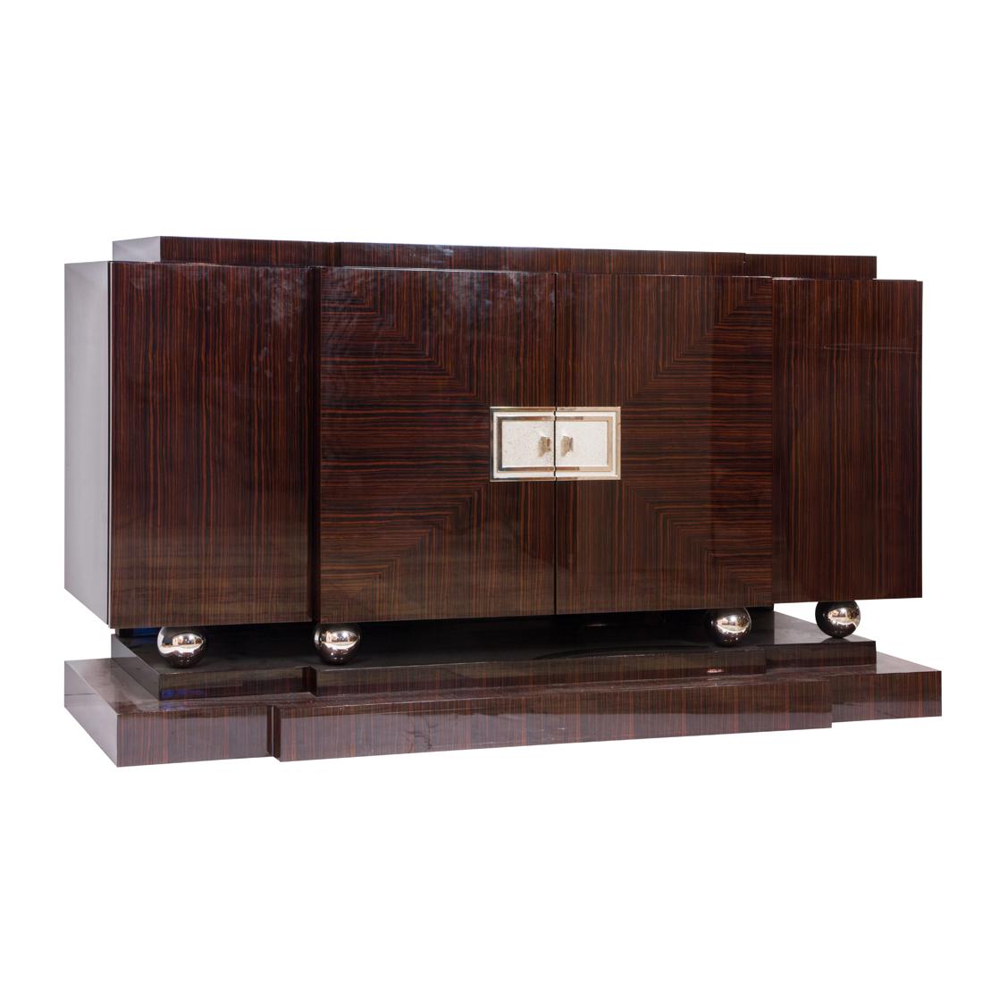 An Art Deco style, contemporary credenza (1 of 3)