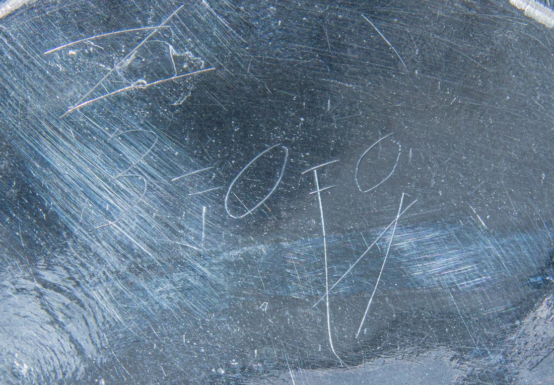 A Russian  84 silver covered sugar, circa 1833 (1 of 2)