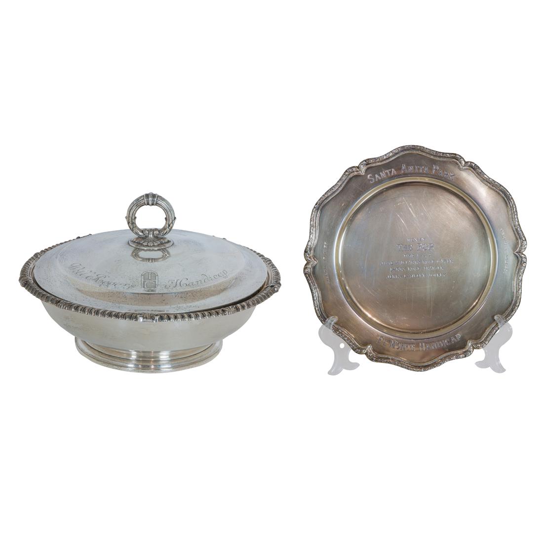 (Lot of 2) Santa Anita Park Tiffany & Co. sterling horse racing trophies (1 of 3)