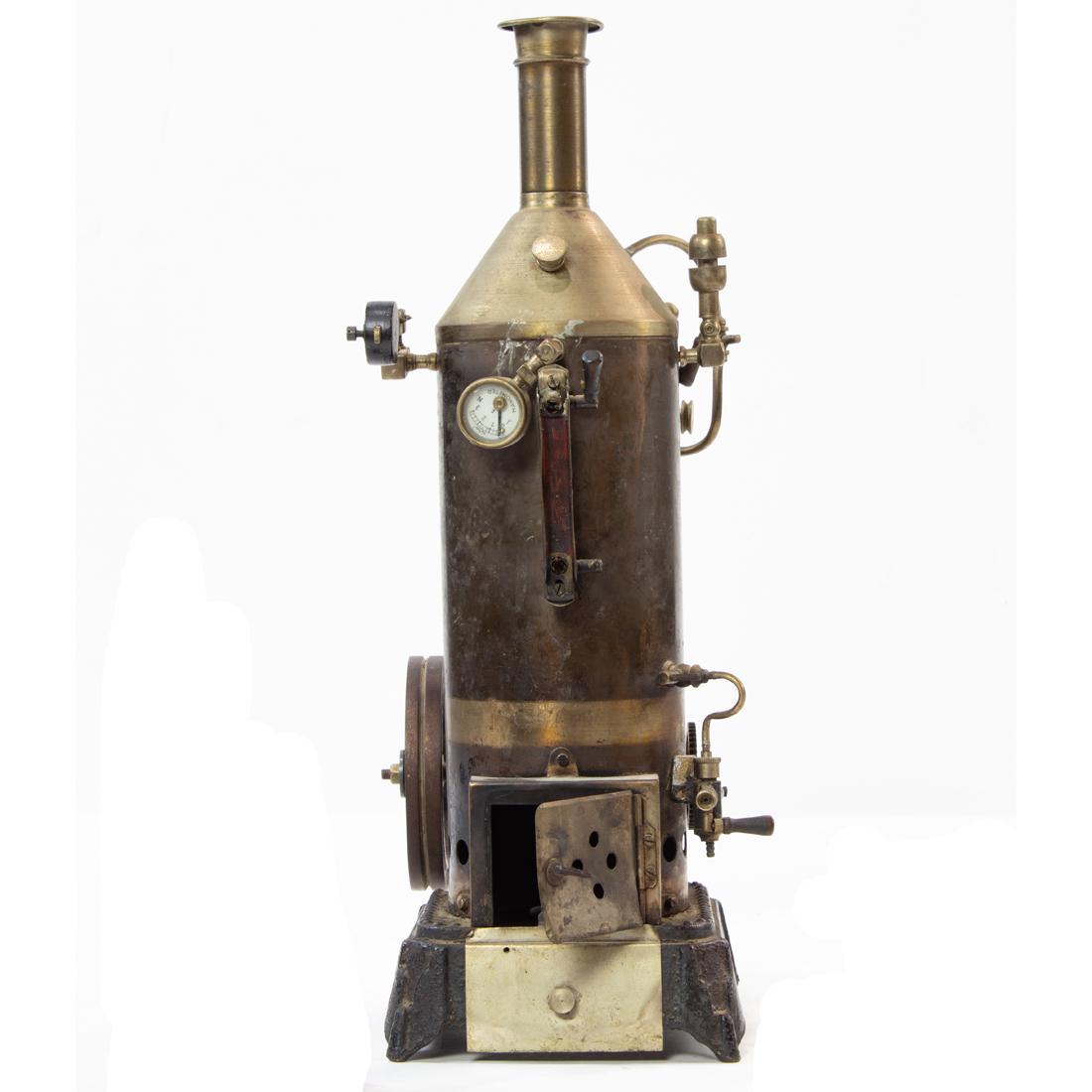 A German miniature vertical steam engine model (1 of 2)