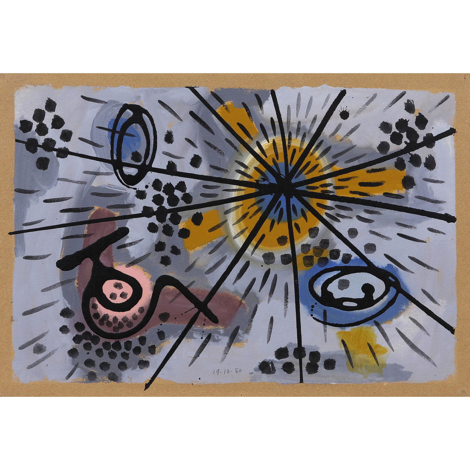 Painting, Gordon Onslow Ford (1 of 6)