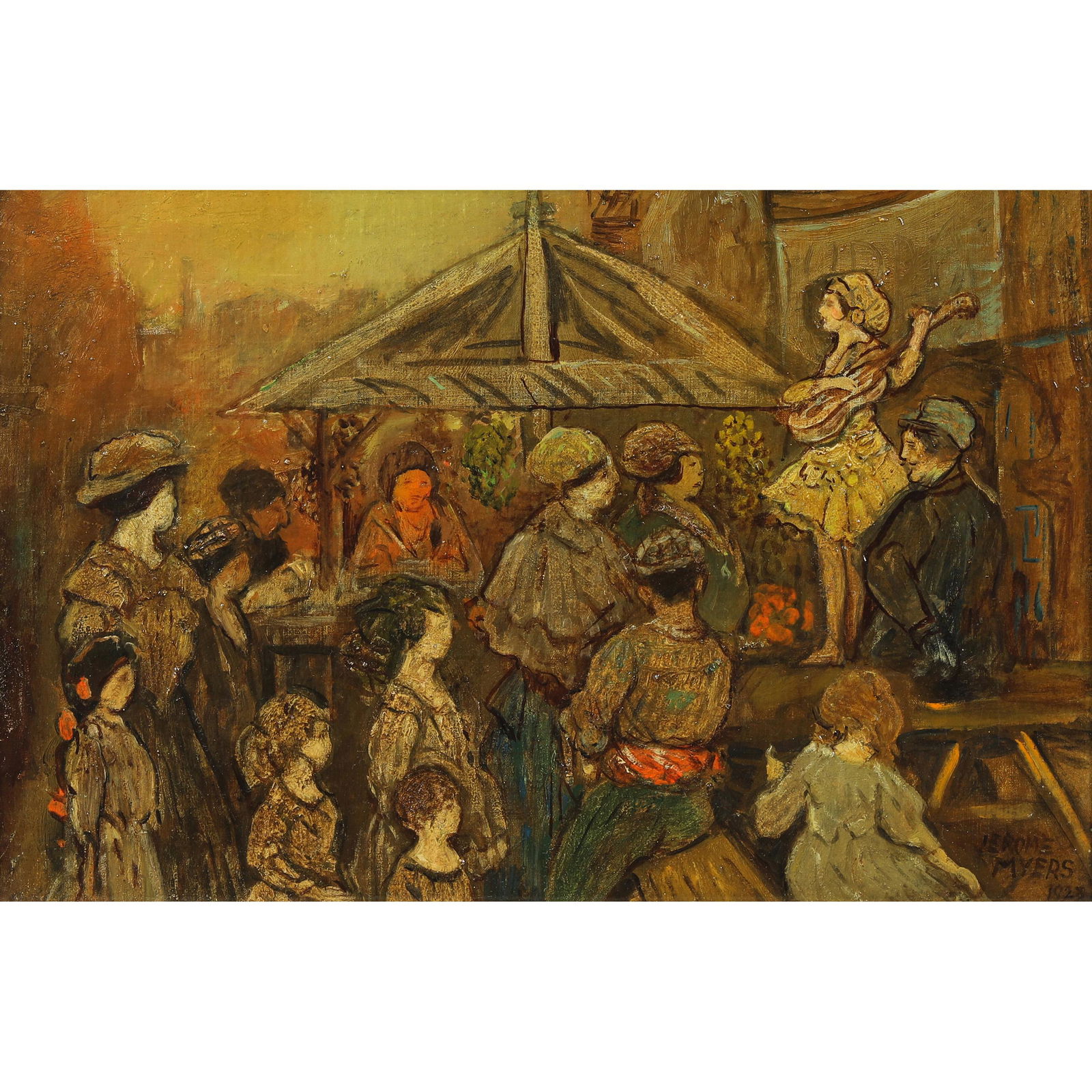 Painting, Jerome Myers (1 of 6)