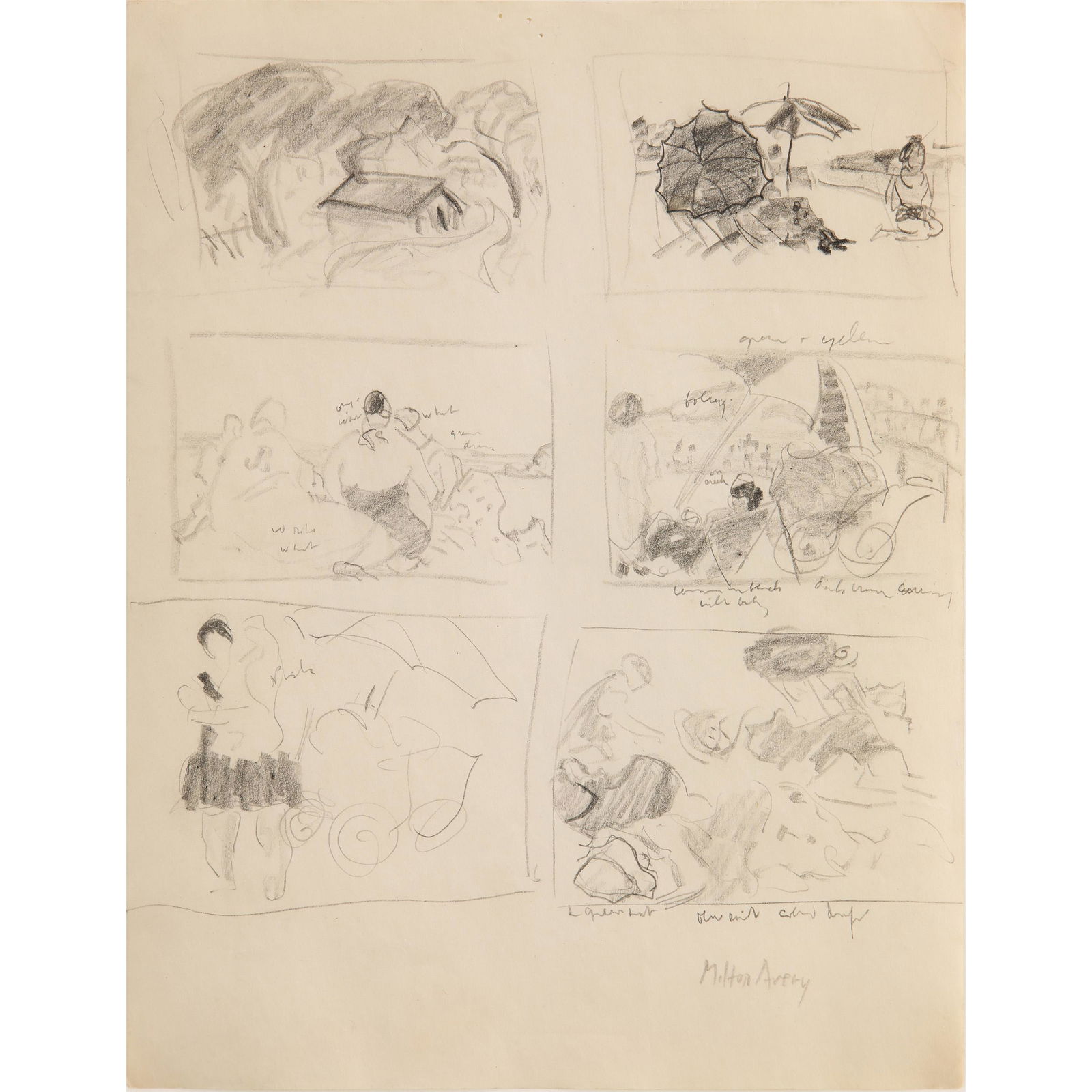 Drawing, Milton Avery (1 of 5)