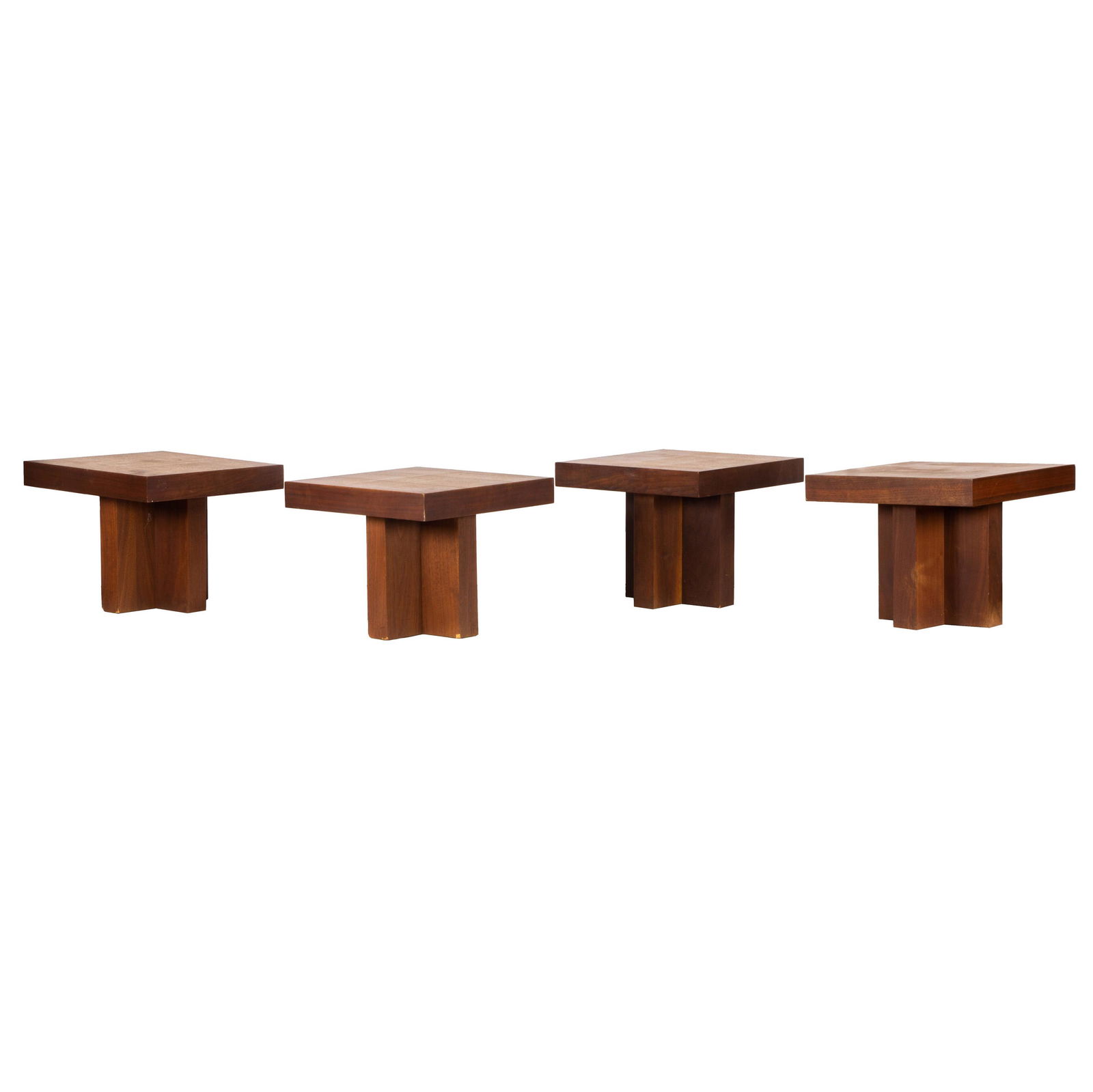 Milo Baughman, occasional tables, set of four (1 of 5)