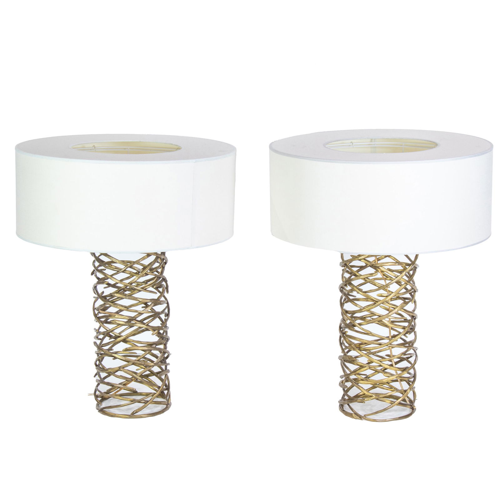Herve van der Straeten, 'Tornade' table lamps, pair (1 of 1)