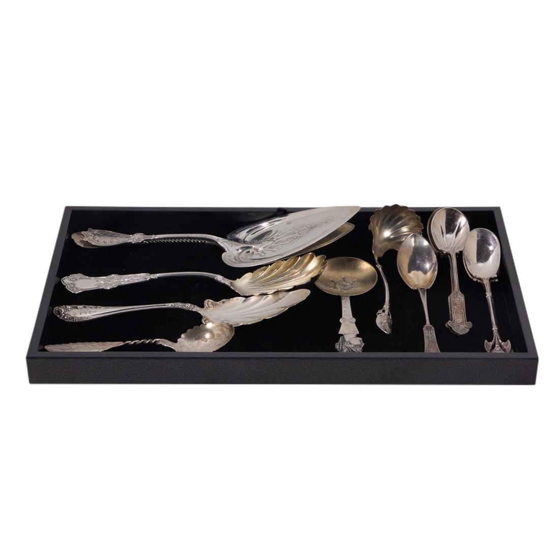 (Lot of 13) Mostly Aesthetic sterling spoons (1 of 3)