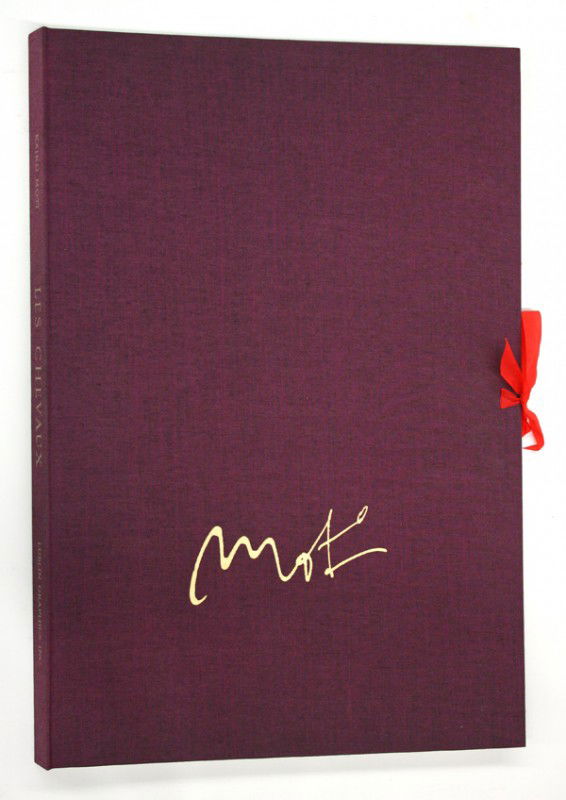 Portfolio of aquatints, ''Les Chevaux'' by Kaiko: Portfolio of unframed aquatints, ''Les Chevaux, Dix Eaux-Fortes Originales de Kaiko Moti'', by Kaiko Moti, published by Lublin Graphics Inc., Paris, 1972, this is copy number 7 of an edition of 150, P