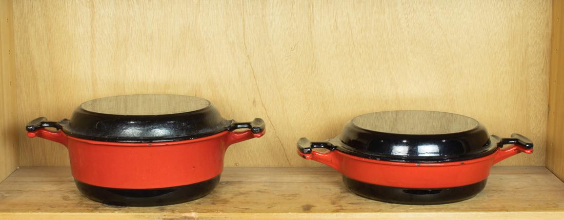 (lot of 4) Mid Century Modern Danish cookware, including (2) Finnish and designed by Timo Sarpaneva (1 of 2)