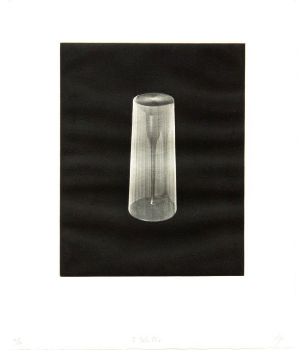 Photograph, Gay Outlaw, O Solo Mio: Unframed embossed photographic etching, ''O Solo Mio,'' by Gay Outlaw (American, b.1959), initialed in pencil ''GO'' lower right, edition 2/10, titled in pencil lower center, overall: 9.25''h x 12''w