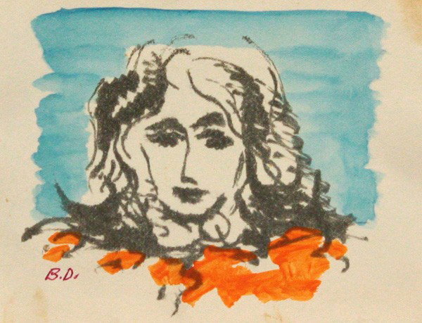 Drawings, Boris Deutsch, Figures, Landscapes: (lot of 10) Unframed works on paper, Abstracts, Portraits, Figures, and Landscapes, by Boris Deutsch (Californian, 1892-1978), most signed and dated, 1920s-1970s, largest overall: 25''h x 18''w