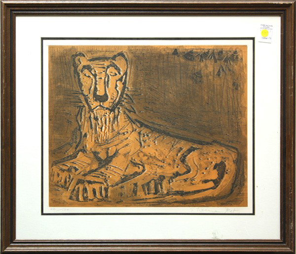 Paintings, Sergio Agostini: (Lot of 3) Framed oil on canvas, Scarecrow Children, 1968, Sergio Agostini (Italian, b. 1921), signed lower left, a framed oil on canvas, Owl, 2006, signed (Nicholas) ''Caputi'' and a framed color lit