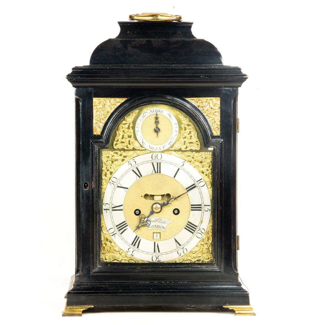 A George III ebonized bracket clock (1 of 5)