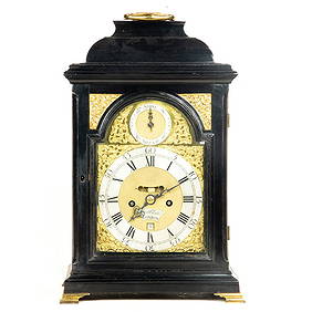 A George III ebonized bracket clock (1 of 5)