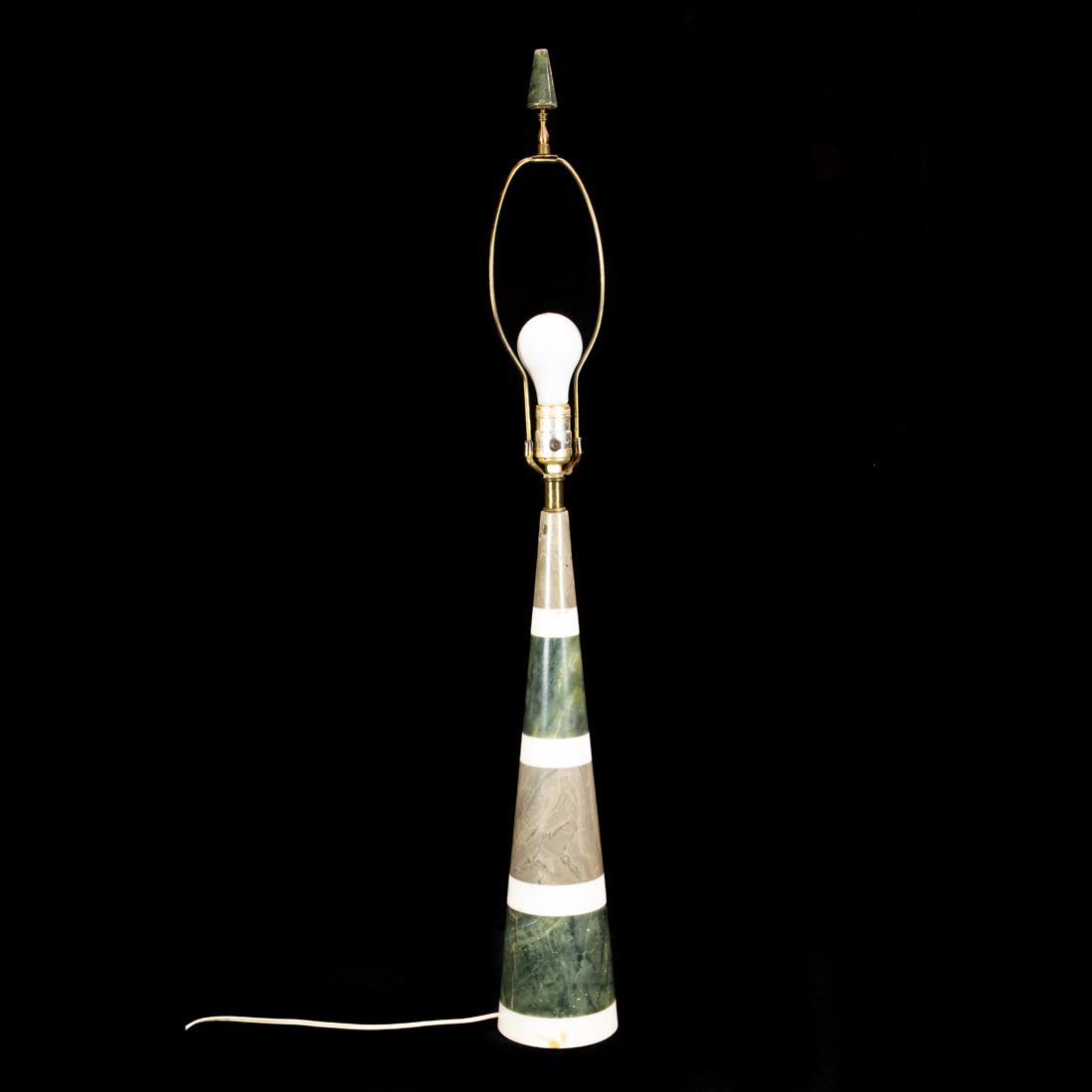 A marble table lamp (1 of 3)