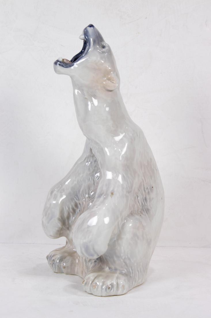 A large Royal Copenhagen porcelain polar bear (1 of 1)