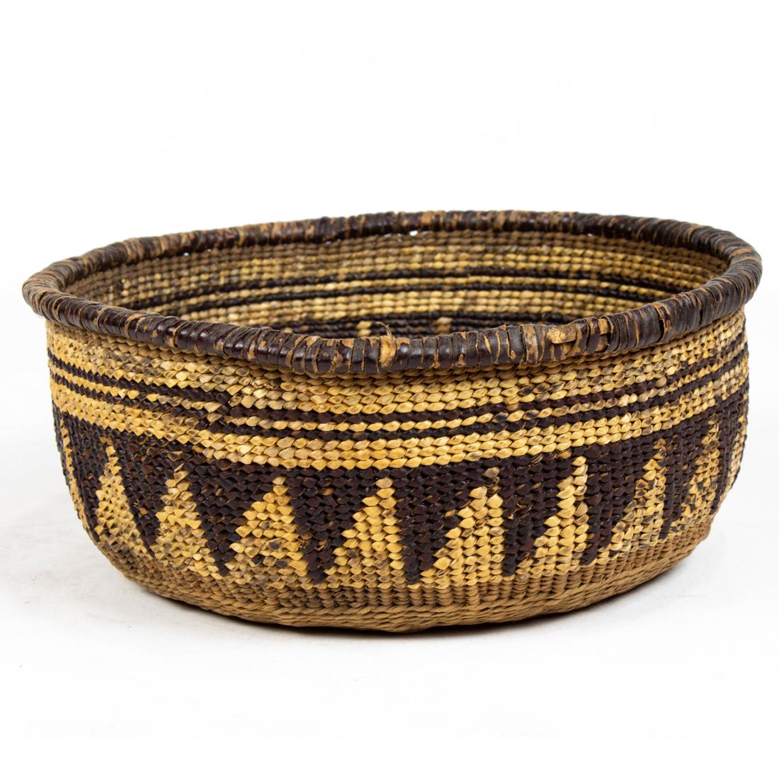 Northern CA/ Pitt river basket with triangles (1 of 1)