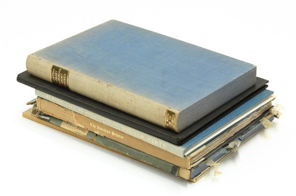 Books, fine printings including poetry and prose: (lot of 6) Books, fine printings including poetry and prose, Contemporary Poetry California Short Stories, in a blue cloth slipcase, Albert. M. Bender eulogy, one of three hundred copies, printed at t