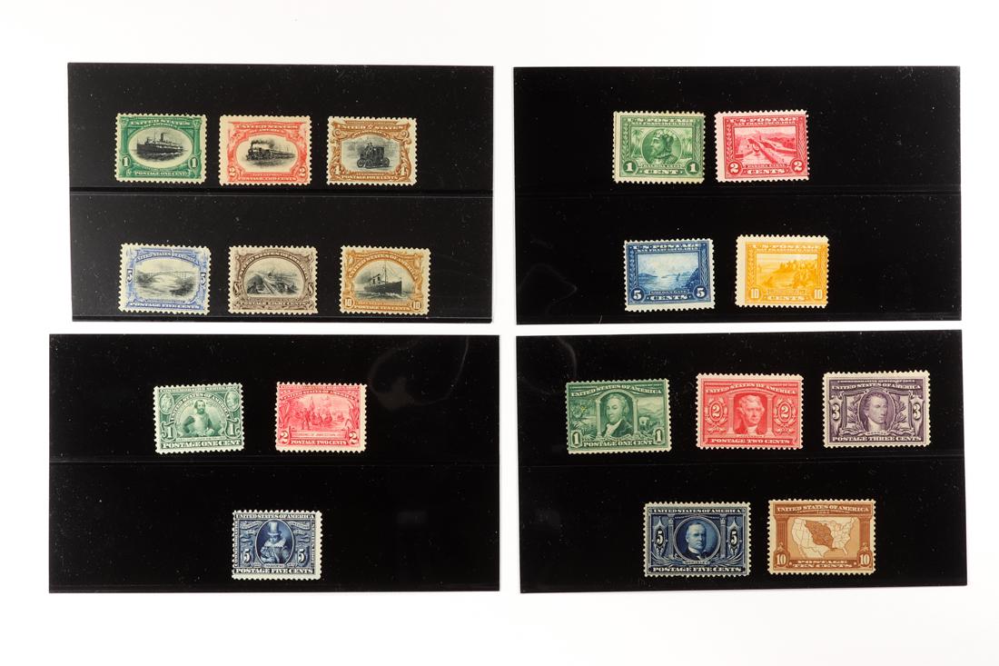 U.S. Group of Four Commemorative Stamp Sets (1 of 1)