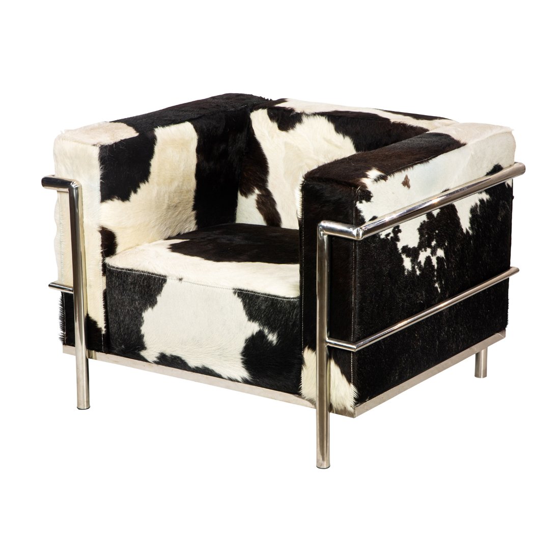 A Le Corbusier style cowhide lounge chair (1 of 3)