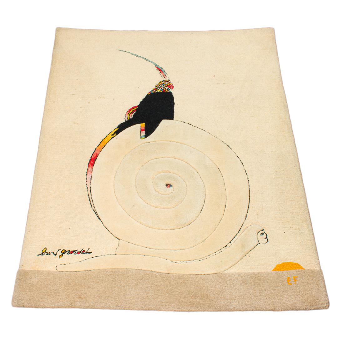 Burt Groedel for Edward Fields modern wool carpet "I've Grown Accustomed To Your Face" (1 of 5)