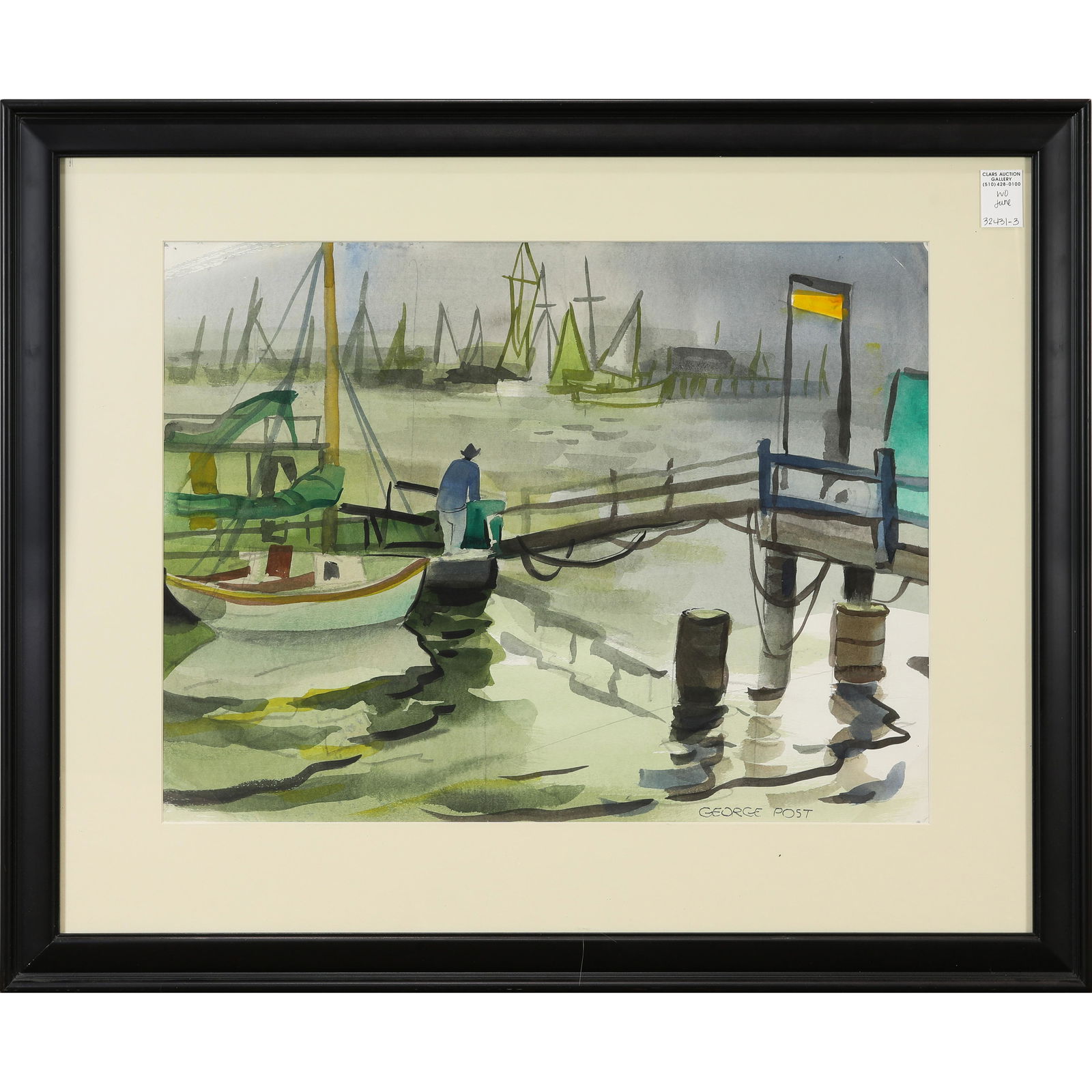 Watercolor, George Booth Post (1 of 2)