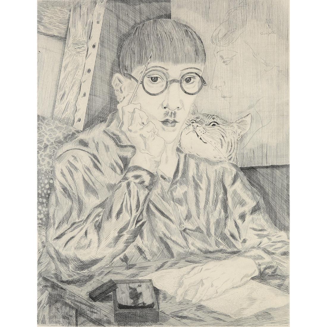 Print, After Leonard Tsuguharu Foujita (1 of 7)