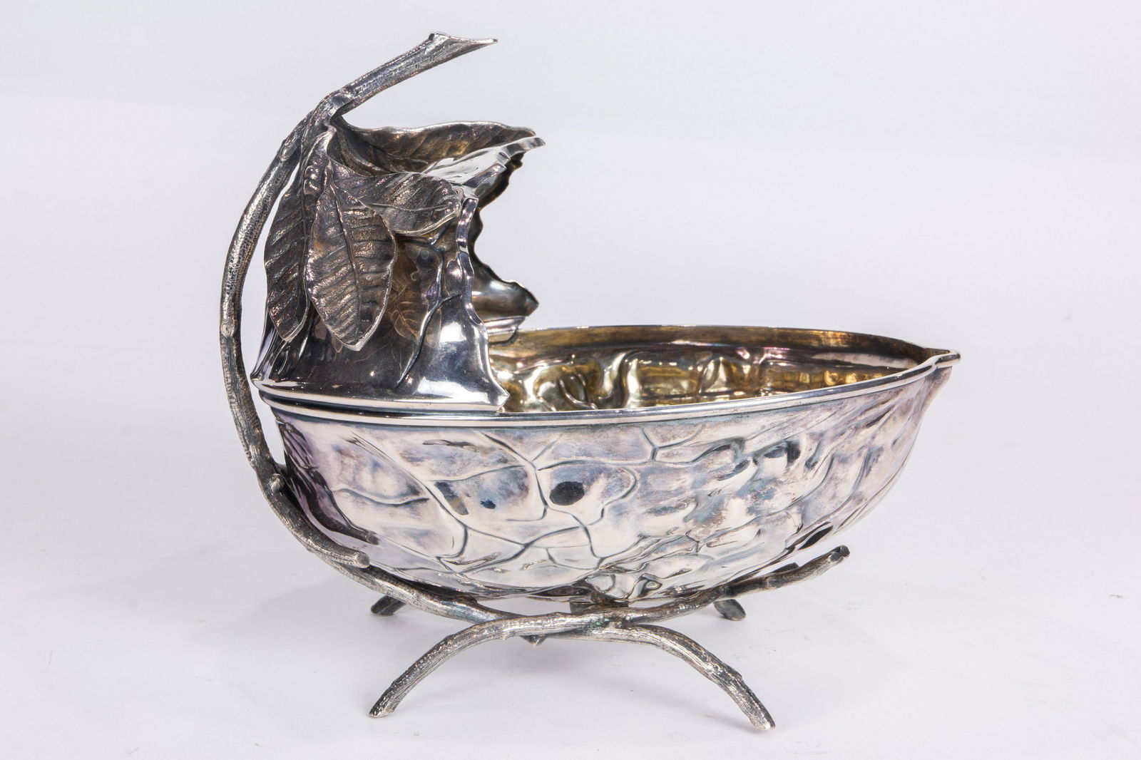 Aesthetic Movement silver plate serving bowl (1 of 1)