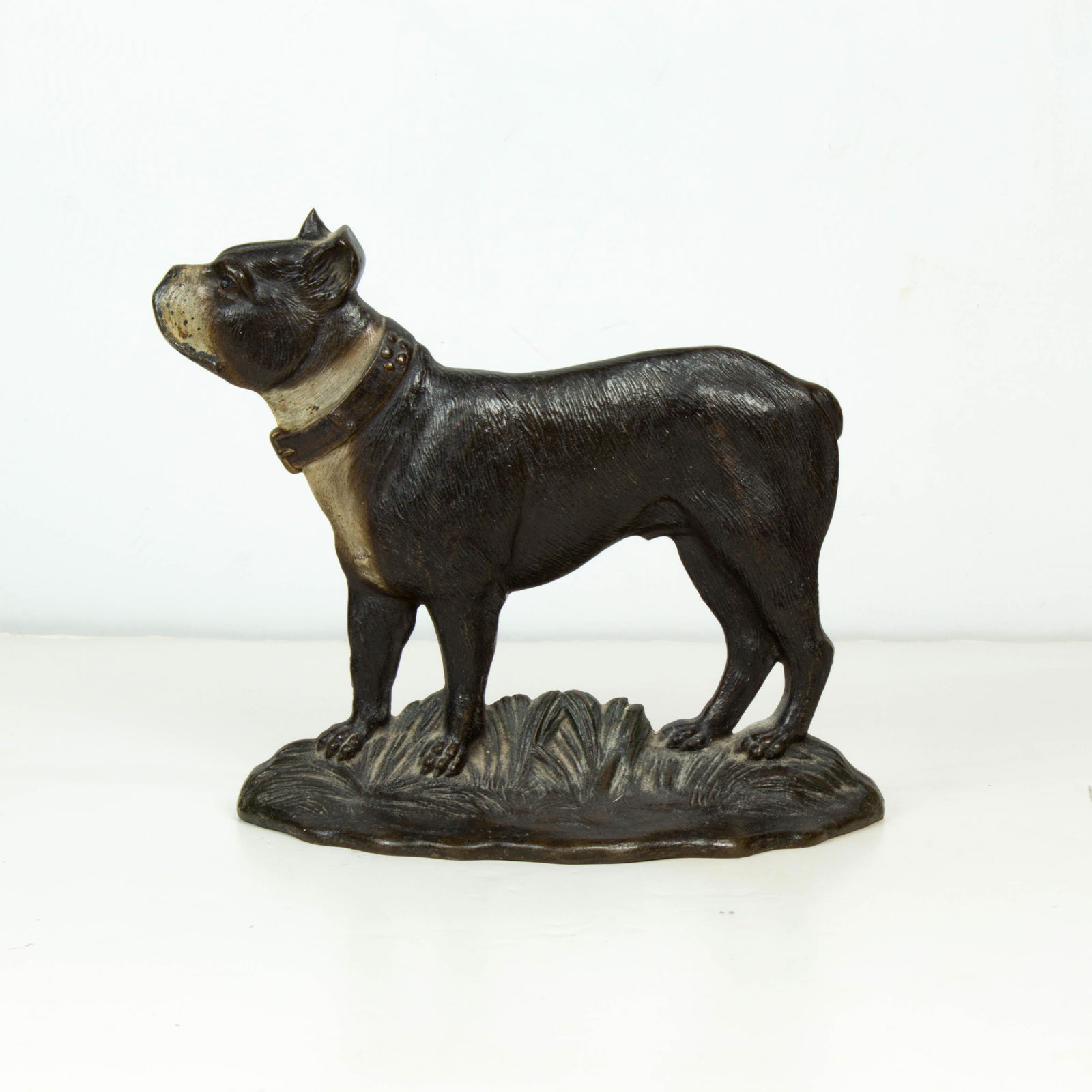 Bradley & Hubbard Boston Terrier painted cast iron door stop 9 (1 of 1)