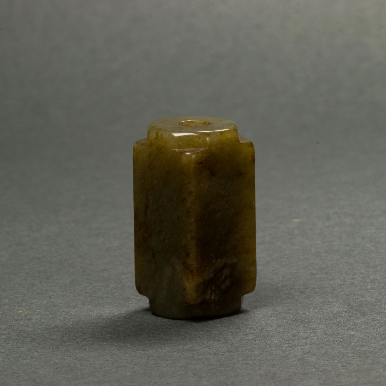 Chinese miniature jade cong (1 of 2)