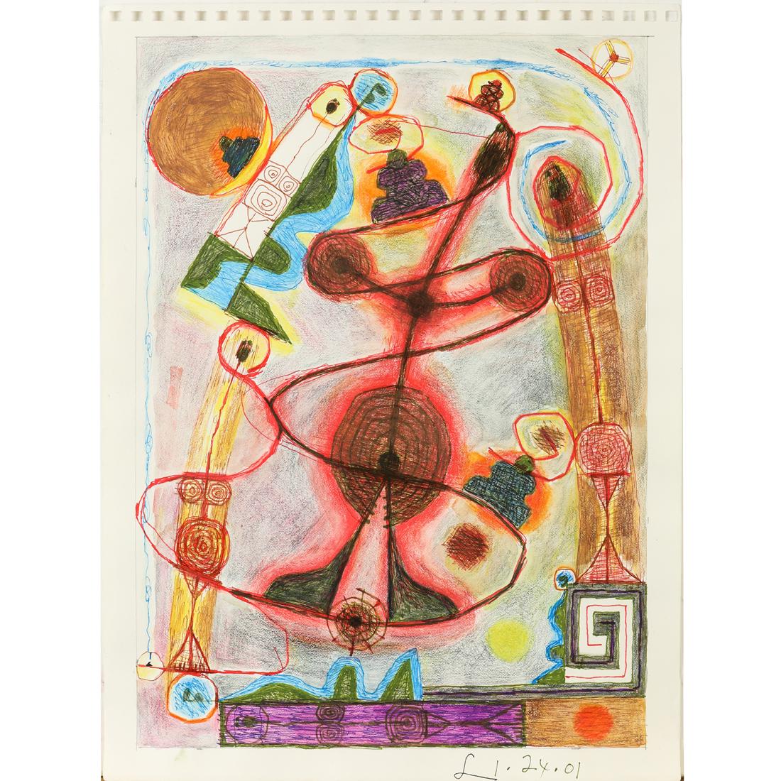 Work on paper, Frank Lobdell (1 of 3)