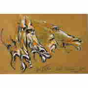 Gouache, LeRoy Neiman (1 of 5)
