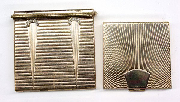 Vintage Volupte compacts: Two Vintage Volupte compacts