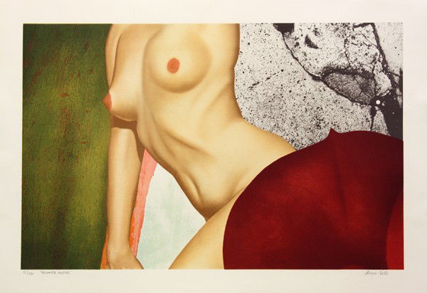 Lithographs, Michael Knigin, Contemporary: (Lot of 4) Unframed color lithographs, ''New Evidence,'' ''Advance Notice,'' ''Fabled Ambassador,'' and ''Electric Bird Perch,'' by Michael Knigin (American, b. 1939), pencil signed, numbered editions