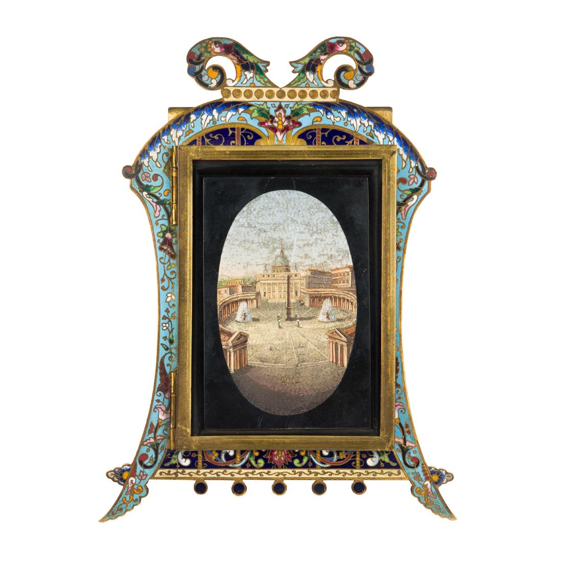 An Italian micromosaic by Cesare Roccheggiani (1 of 4)