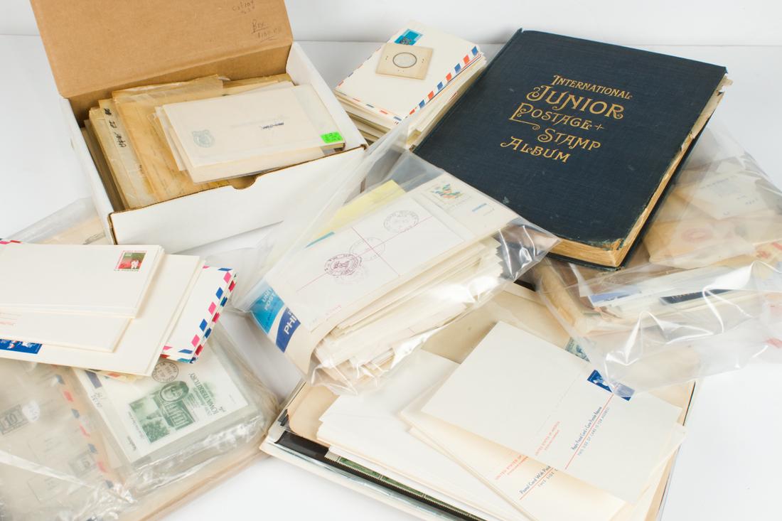 Large collection of stamps and postal stationary (1 of 1)