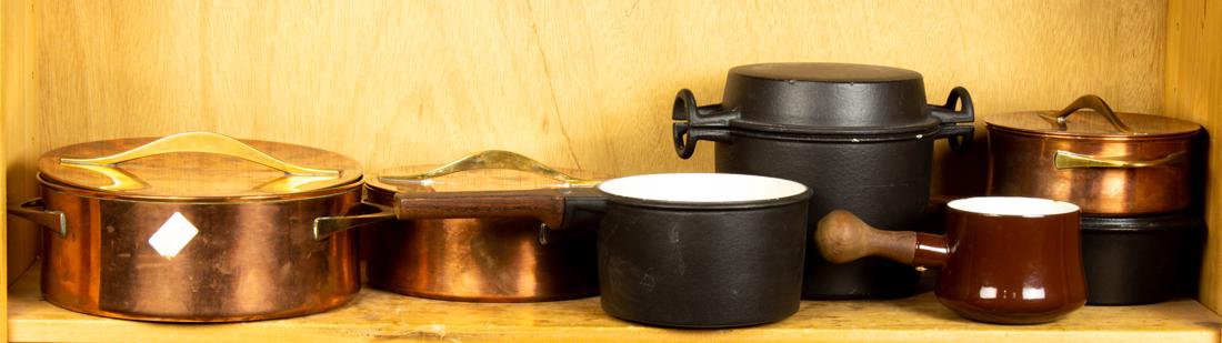 One shelf of Modern cookware (1 of 1)