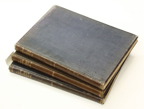 Books, Chippendale, Hepplewhite, Sheraton: (Lot of 3) Books, three volumes relating to cabinet making, includes ''The Gentleman and Cabinet-Makers Director, 1754, The Furniture Designs of Thomas Chippendale, arranged by J. Munro Bell, London,