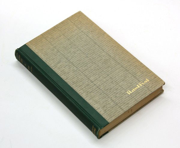 Book, Robert Frost, Selected Poems, 1928: Book, Robert Frost, Selected Poems, 1928, Henry Holt & Company, New York, stated 1st printing, green cloth backstrip pressed with gold lettering, 8.75'' x 5.75''