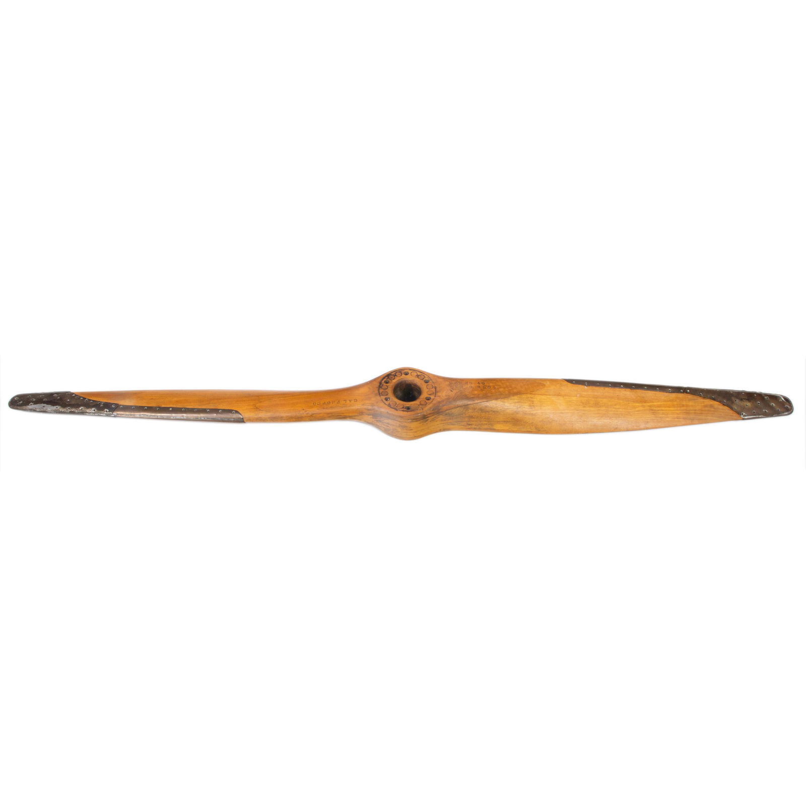 California Prop Co. Monocoupe wood propeller, serial 2509, 80"l (1 of 2)