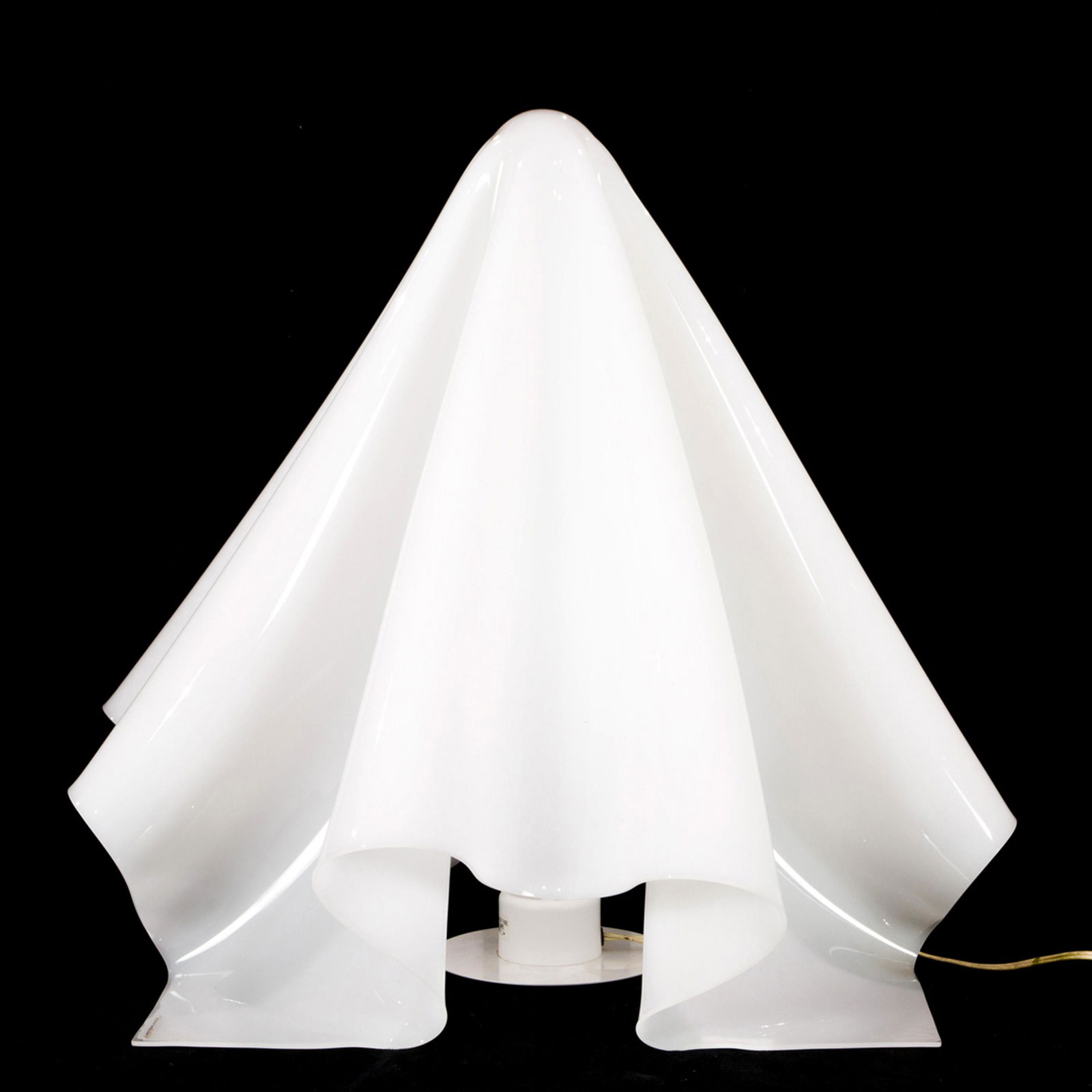 Shiro Kuramata for Yamagiwa Corporation, large Oba-Q "Ghost" K-Series table lamp (1 of 6)