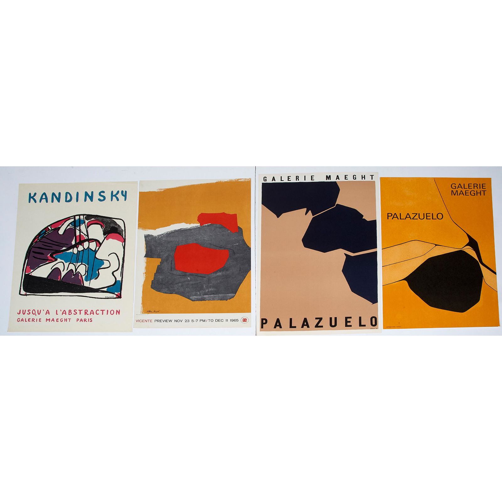 Exhibition posters, Kandinsky, Palazuelo, and Vecente (1 of 1)