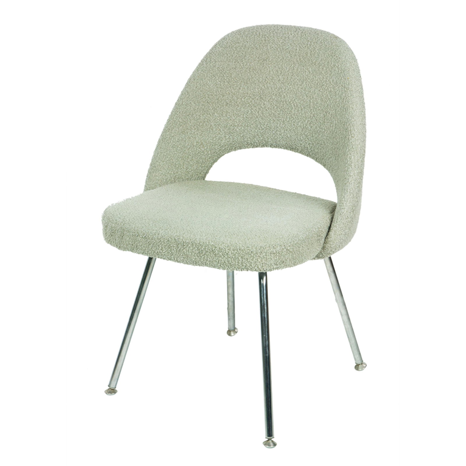 Eero Saarinen for Knoll Inc. executive side chair: Eero Saarinen for Knoll Inc. executive side chair, having chrome legs, 32"h
