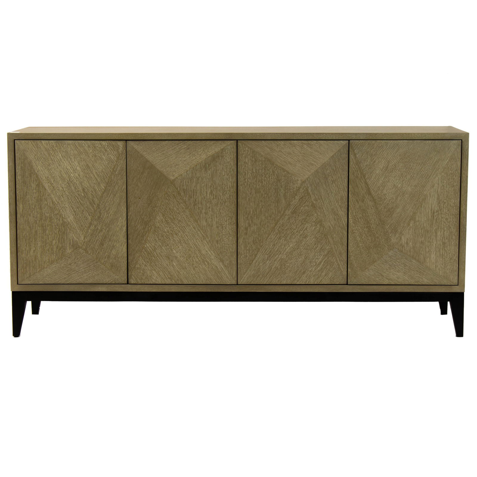 A contemporary four door credenza (1 of 3)