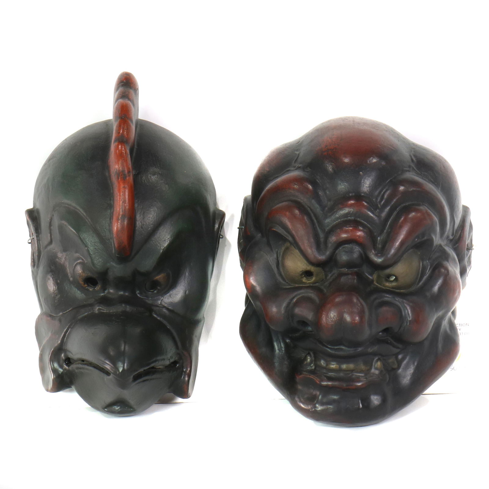 (lot of 2) Japanese Noh masks (1 of 1)