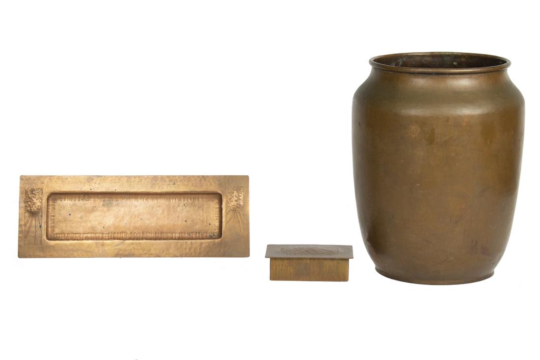 Dirk Van Erp, Arts & Crafts Vase, lot of 3 (1 of 6)